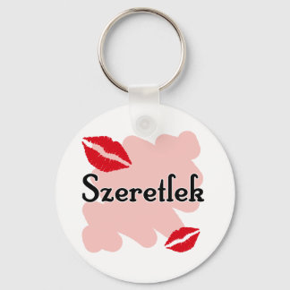 Szeretlek - Hungarian I love you Keychain