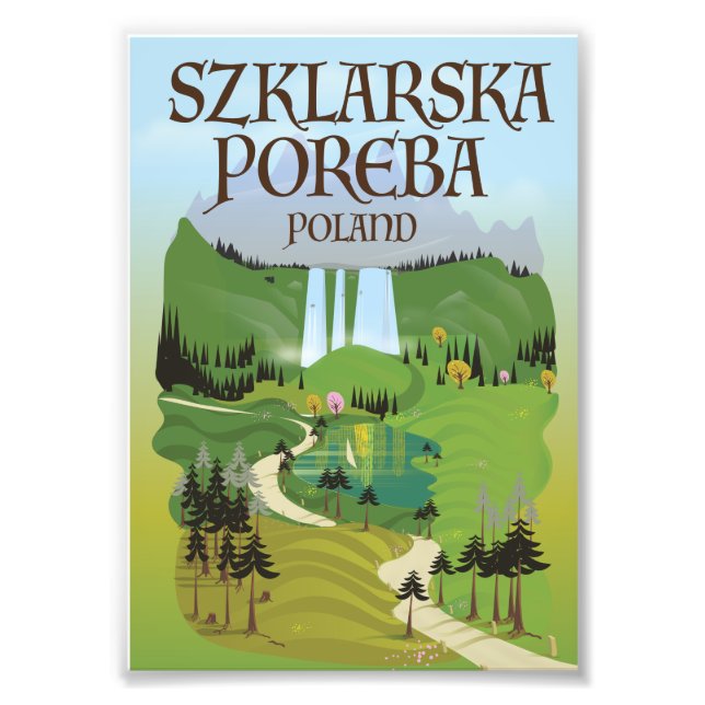 Szklarska Poreba‎ Poland travel poster (Front)