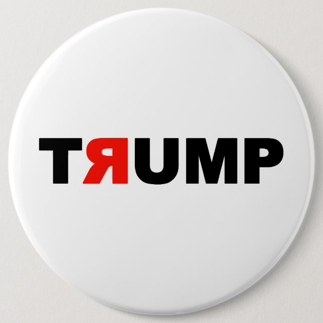 tяump 6 inch round button (Front)