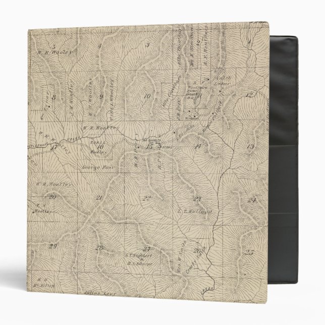 T15S R27E Tulare County Section Map Binder (Front/Inside)