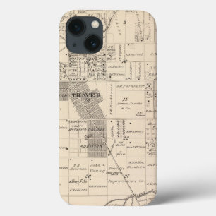 T17S R23E Tulare County Section Map iPhone 13 Case