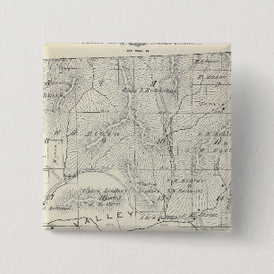 T19S R28E Tulare County Section Map 2 Inch Square Button