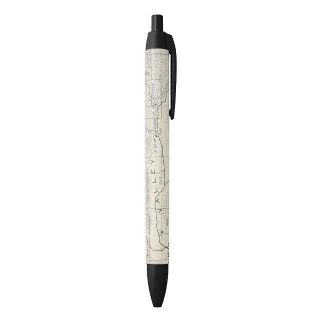T19S R28E Tulare County Section Map Black Ink Pen (Bottom (Vertical))