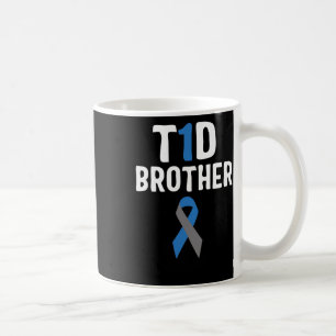 T1d Brother Diabetes Awareness Type 1 Insulin Panc Coffee Mug