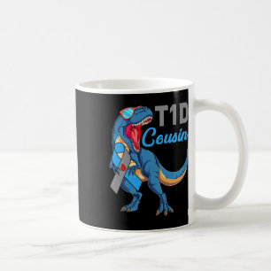 T1d Cousin Type 1 Diabetes Awareness Month Dinosau Coffee Mug