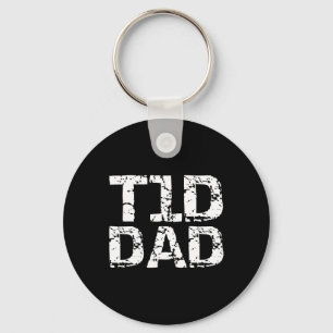 T1d Dad For Men Distressed Type 1 Diabetes Father Keychain
