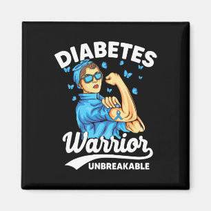 T1d Diabetes Warrior Unbreakable Type 1 Diabetes A Magnet