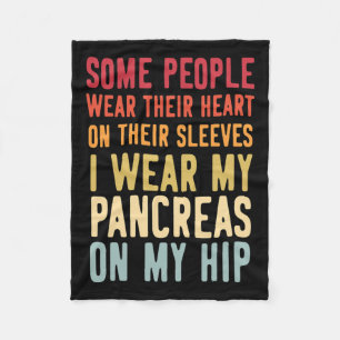 T1d Diabetic Type 1 Diabetes Awareness Men Women K Fleece Blanket