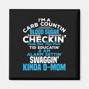 T1d Diabetic Type 1 Diabetes Awareness Men Women K Magnet