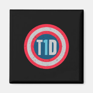 T1d Diabetic Type 1 Diabetes Awareness Men Women K Magnet