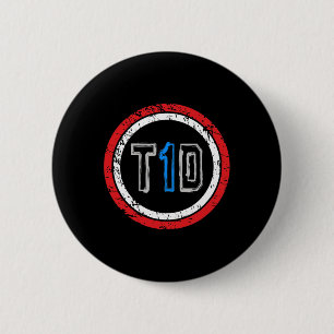 T1D Emblem Type 1 Diabetes Awareness 2 Inch Round Button