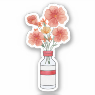 T1D Humalog Insulin Flowers, Diabetes, Type 1