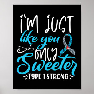 T1d Kids Diabetes Awareness Poster