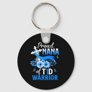 T1d Nana Type 1 Diabetes Awareness Insulin Family Keychain
