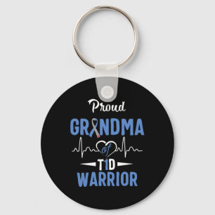 T1d Proud Grandma Diabetes Awareness Type 1 Insuli Keychain