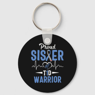 T1d Proud Sister Diabetes Awareness Type 1 Insulin Keychain