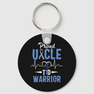 T1d Proud Uncle Diabetes Awareness Type 1 Insulin Keychain