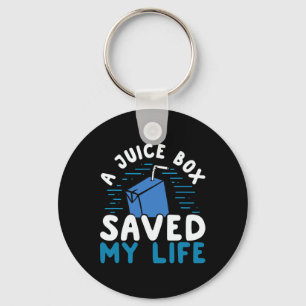 T1d Type 1 Diabetes Awareness Juice Box Saved My L Keychain