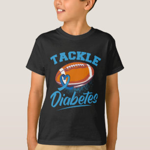 T1D Warrior Diabetes Awareness Tackle Diabetes 1 T-Shirt