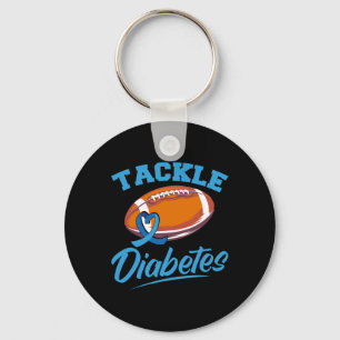 T1d Warrior Diabetes Awareness Tackle Diabetes Keychain