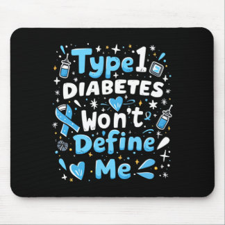 T1d Warrior Insulin Diabetic Type 1 Diabetes Mouse Pad