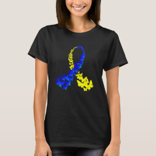 T21 Butterfly World Down Syndrome Day  Women Kids T-Shirt