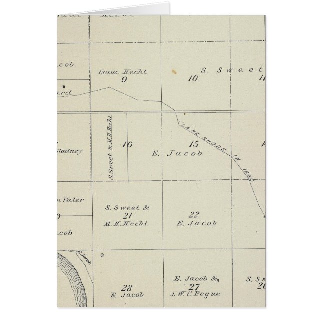 T21S R22E Tulare Comté Plan de section (Devant)
