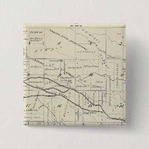 T21S R26E Tulare County Section Map 2 Inch Square Button