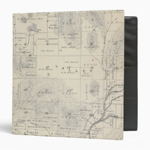 T21S R28E Tulare County Section Map Binder