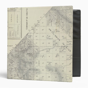 T2223S R1617E Tulare County Section Map Binder