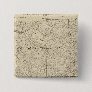 T2223S R3031E Tulare County Section Map 2 Inch Square Button