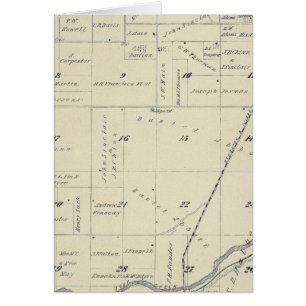 T22S R27E Tulare County Section Map