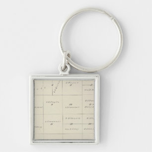 T23S R22E Tulare County Section Map Keychain