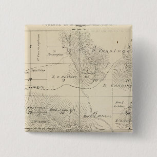 T23S R28E Tulare County Section Map 2 Inch Square Button