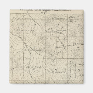 T23S R29E Tulare County Section Map Magnet