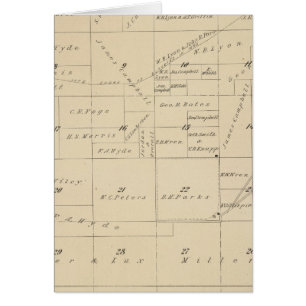 T24S R22E Tulare County Section Map