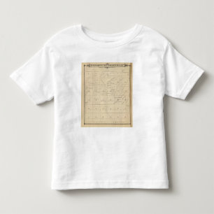 T24S R22E Tulare County Section Map Toddler T-shirt