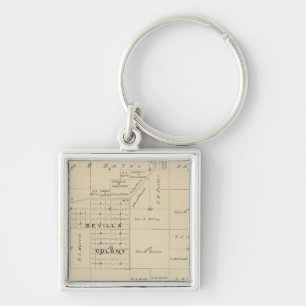 T24S R23E Tulare County Section Map Keychain