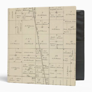 T24S R25E Tulare County Section Map Binder