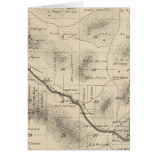 T24S R28E Tulare County Section Map