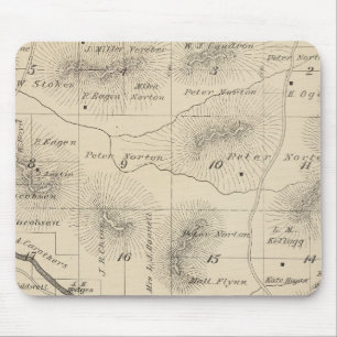 T24S R28E Tulare County Section Map Mouse Pad