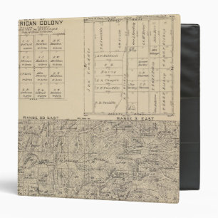 T24S R3031E Tulare County Section Map Binder