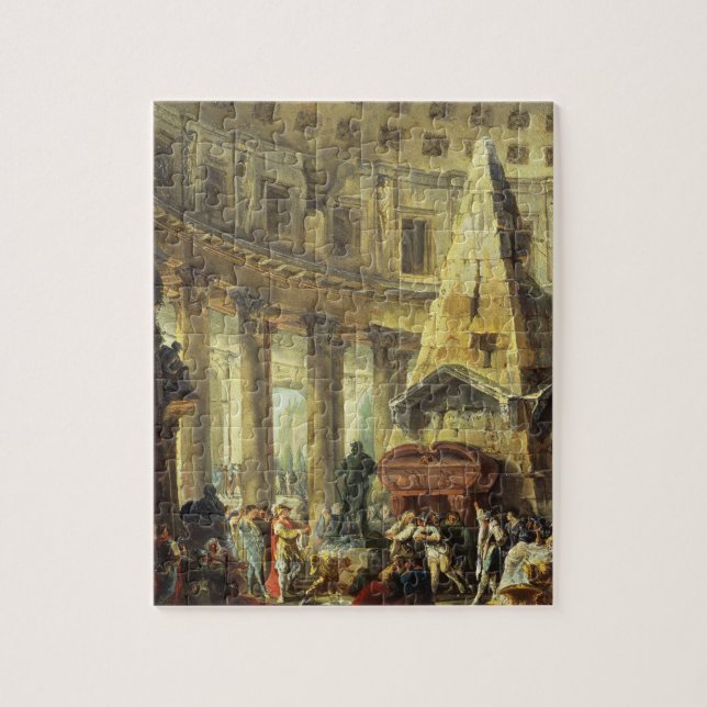 T28516 Alexander the Great visiting the Tomb of Ac Jigsaw Puzzle (Vertical)