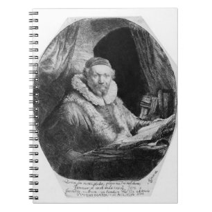 T29953 Portrait of Jan Uytenbogaert, Preacher of t Notebook