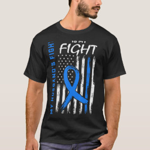 T2 Husband Type 2 Diabetes Awareness American Flag T-Shirt