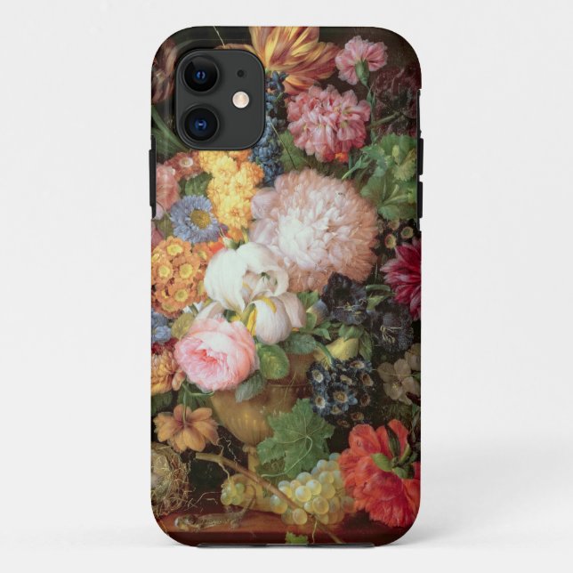 T30763 A Still Life of Flowers and Fruit (panel) Case-Mate iPhone Case (Back)