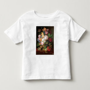 T30763 A Still Life of Flowers and Fruit (panel) Toddler T-shirt