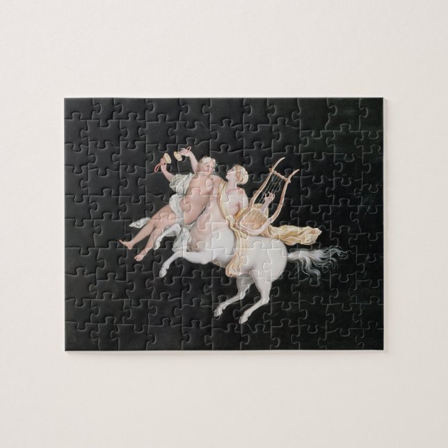 T31466 A Female Centaur and Companion Making Music Jigsaw Puzzle (Horizontal)