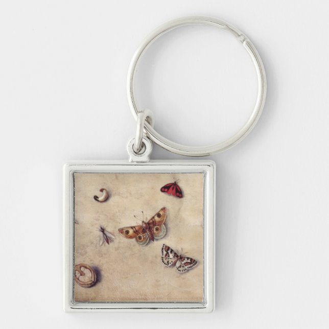 T31566 A Study of Various Insects, Fruit and Anima Keychain (Front)