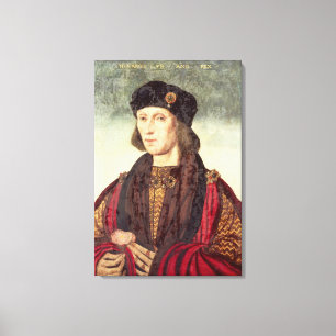 T31778 Portrait of Henry VII (1457-1509) Canvas Print